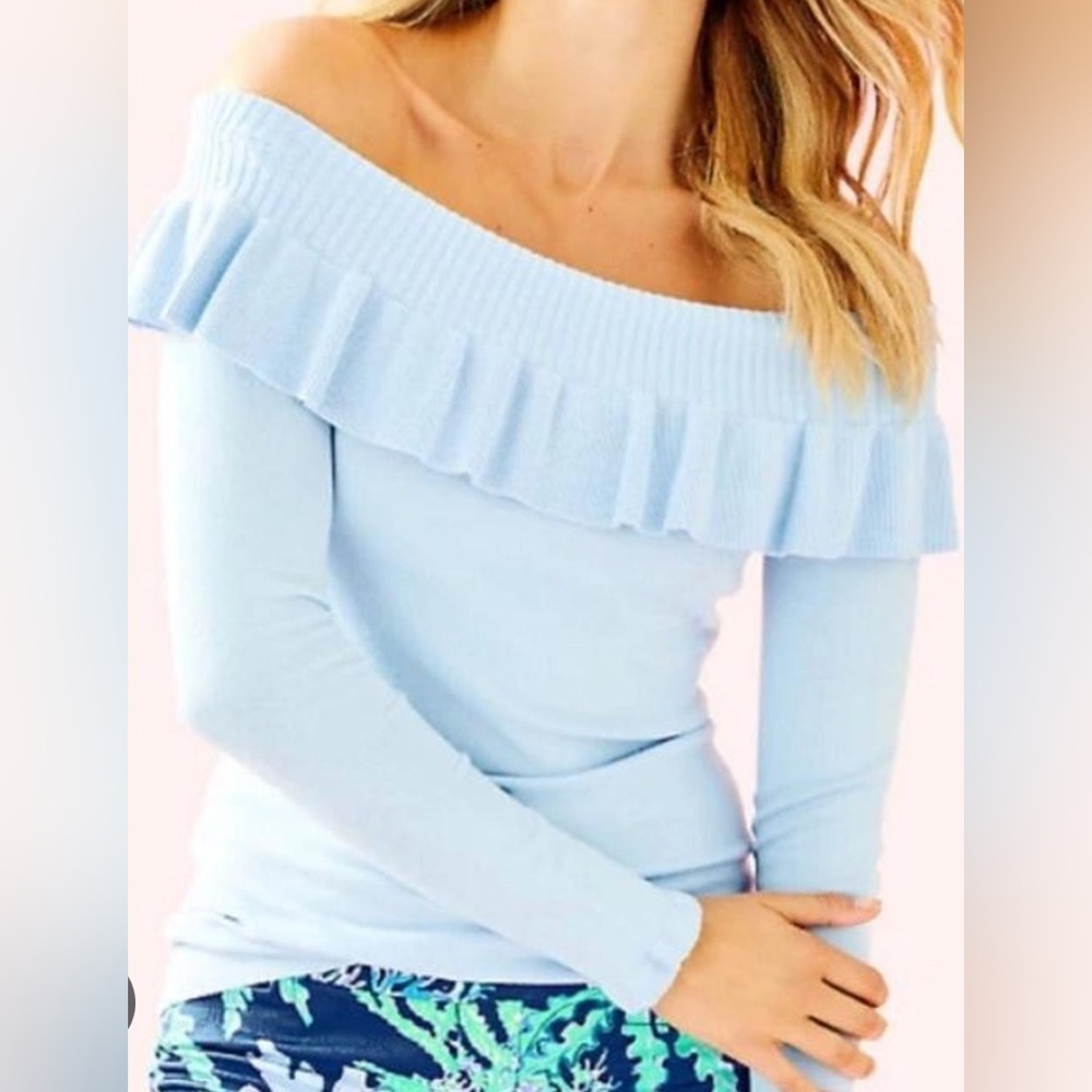Lilly Pulitzer Siesta Off Shoulder Sweater